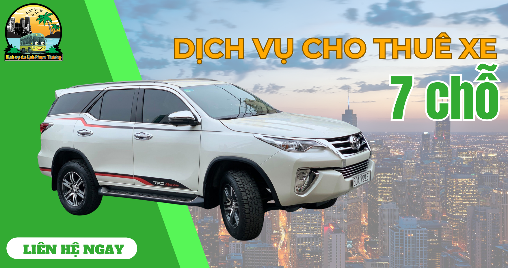 DỊCH VỤ CHO THUÊ XE 7 CHỖ