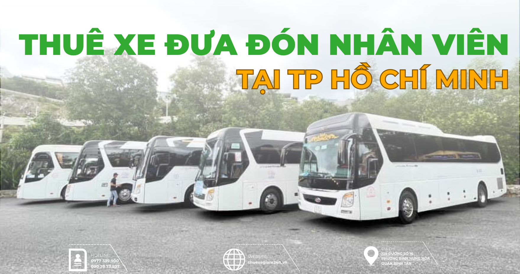 Thuê xe đưa đón nhân viên